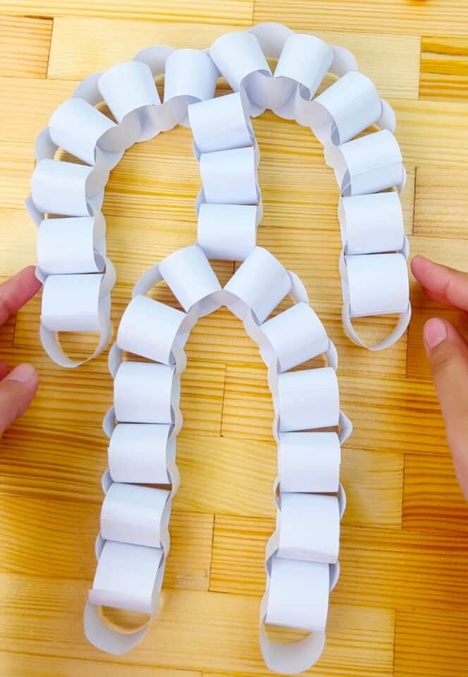 Easy Paper Skeleton Craft for Kids - Free Printable Template