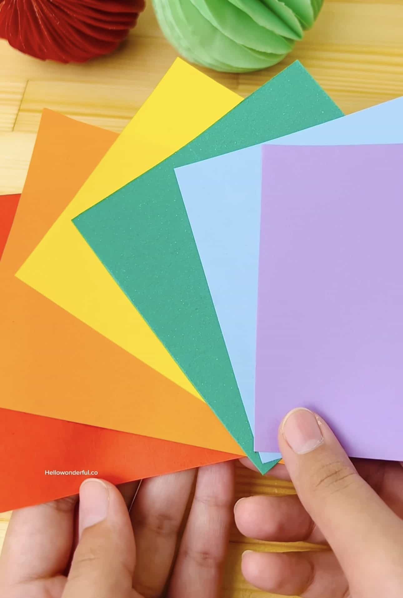 DIY Honeycomb Paper Ornaments