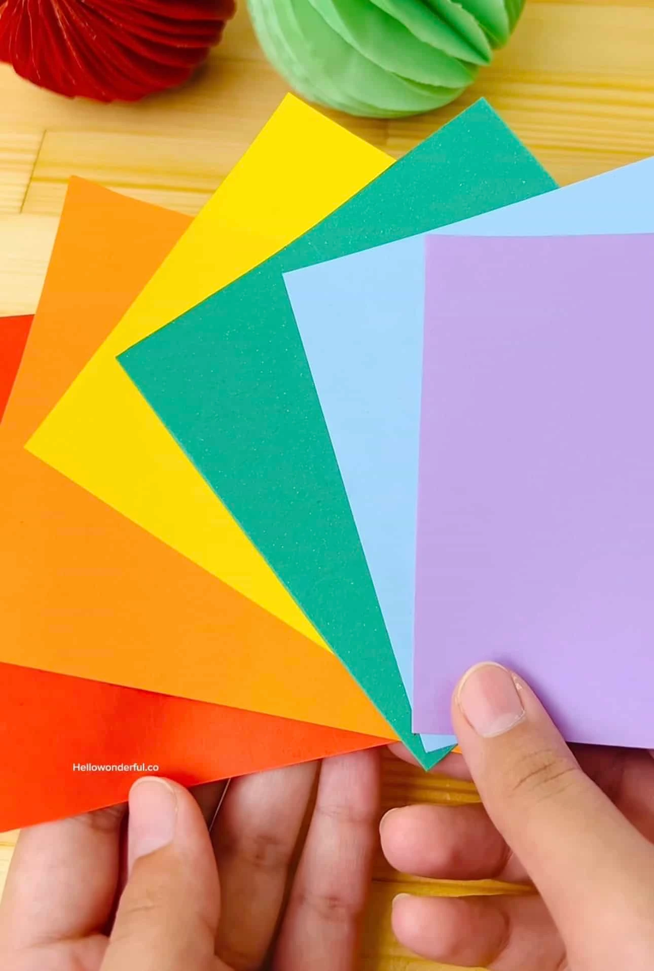 DIY Honeycomb Paper Ornaments