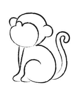 How to Draw a Monkey – With Printable Guide