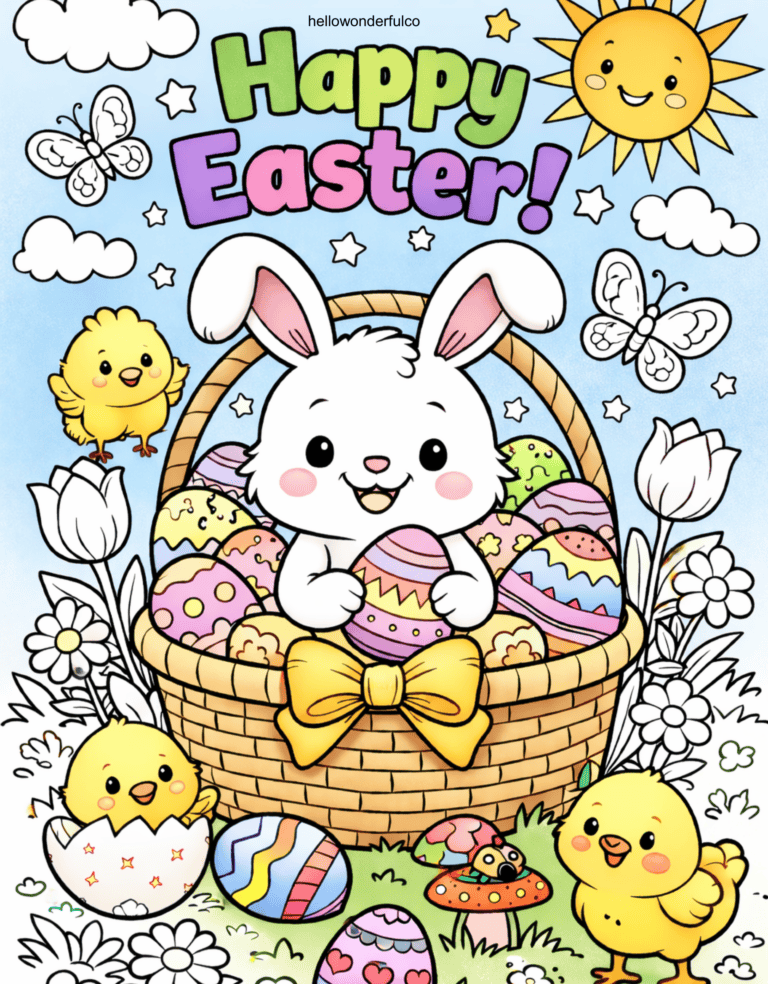 Free Easter Coloring Pages – Printable Download