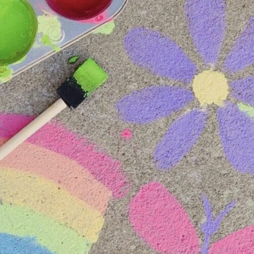 DIY Sidewalk Chalk