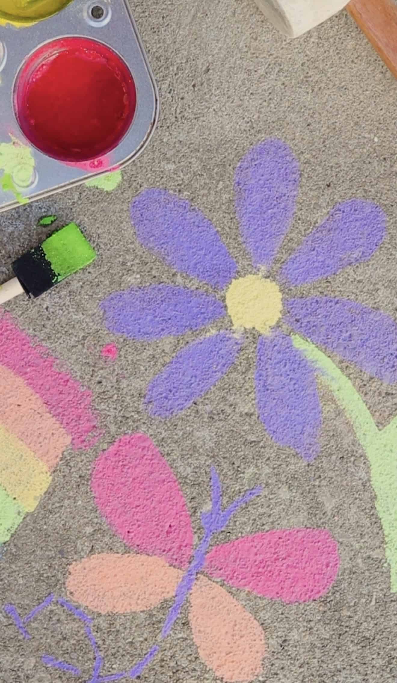 DIY Sidewalk Chalk