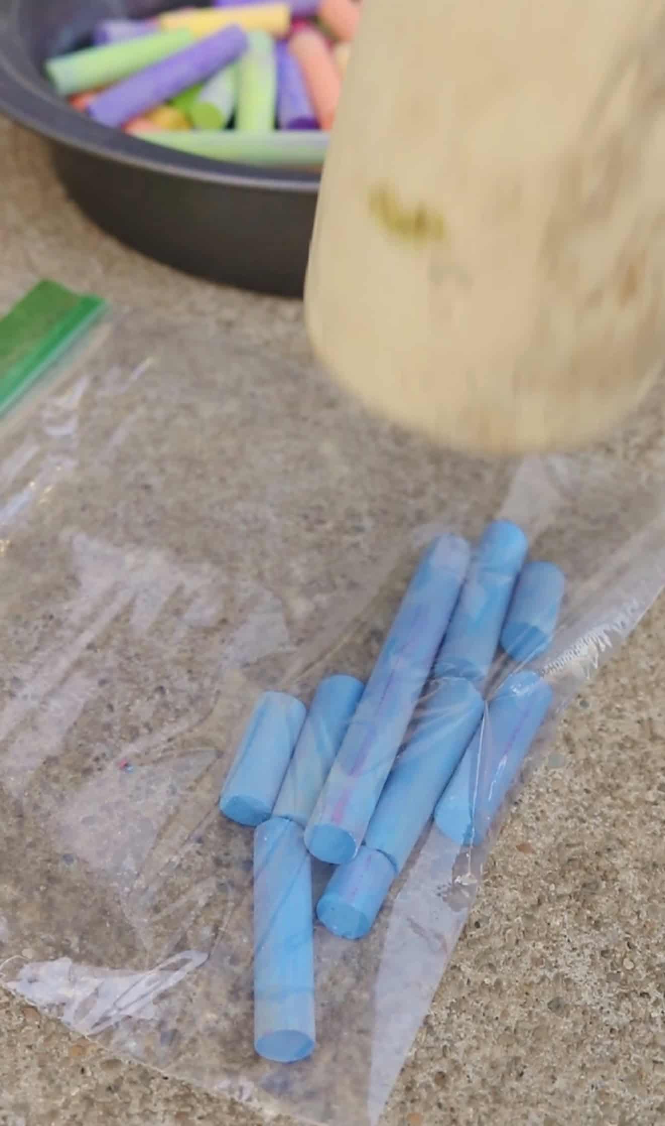 DIY Sidewalk Chalk