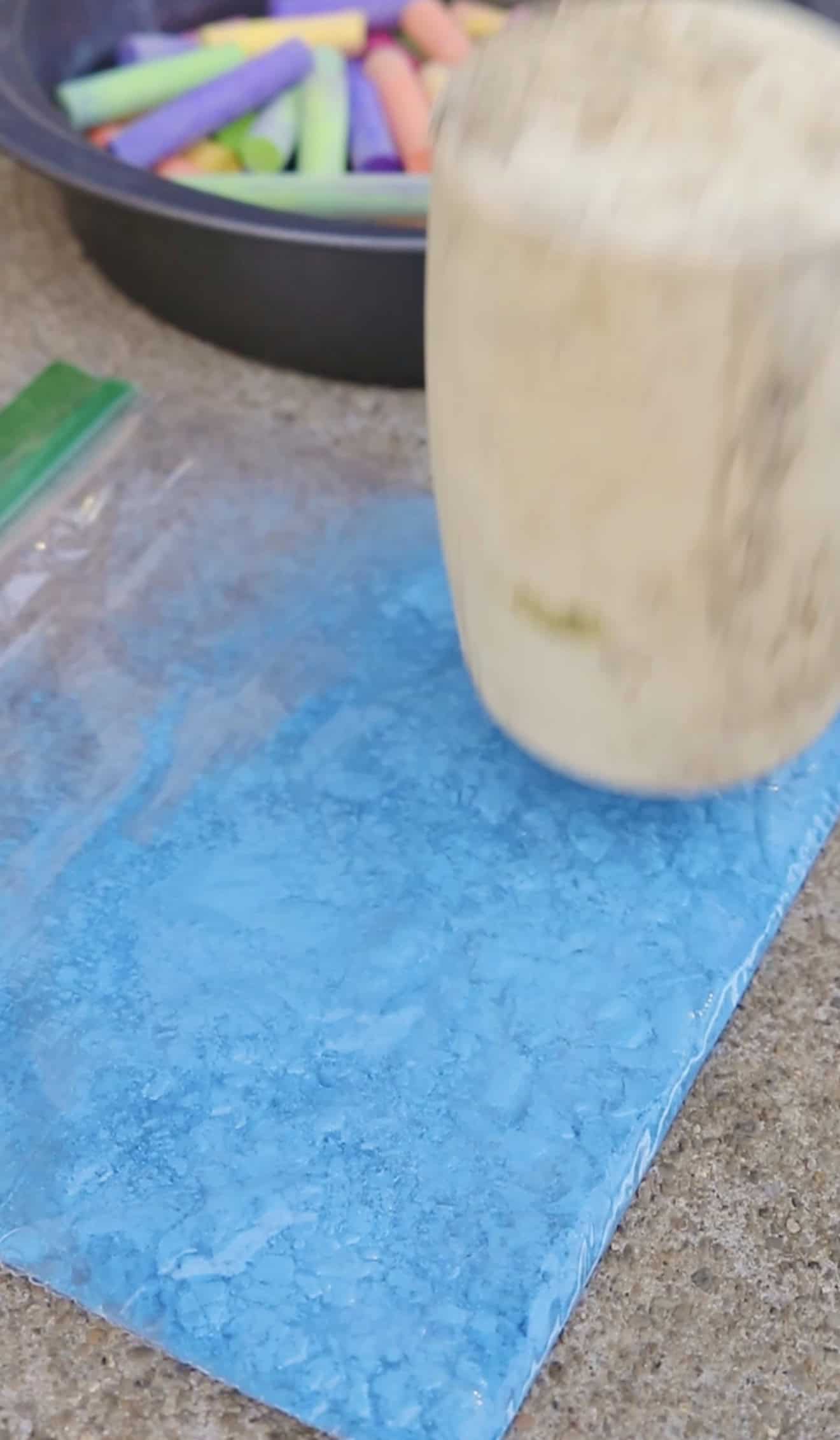DIY Sidewalk Chalk